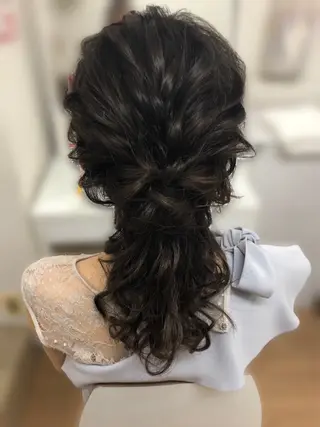 ヘアアレンジ ヘアセット 🤍AIRA🤍のヘアスタイル