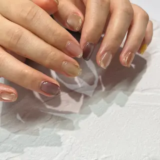 ネイル soa.Aika 自爪育成のネイルデザイン
