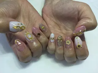 ネイル 💎🐰 saki. m 🐰💎のネイルデザイン