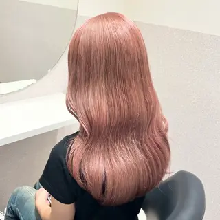 セミロング カラー 🩵ブリーチカラー 🐈MIORI🩵のヘアスタイル