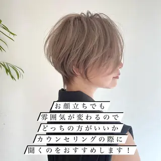 ショート 大人ショート特化/ カットモデル/表参道のヘアスタイル