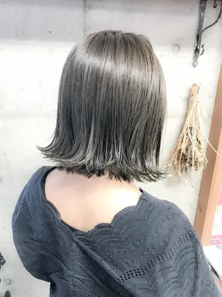 ショート カラー 髪質改善、縮毛矯正 店長浅野太郎のヘアスタイル