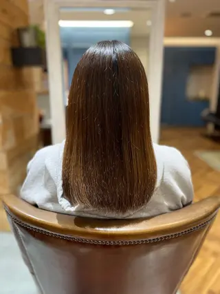 ミディアム 菊地 真優のヘアスタイル