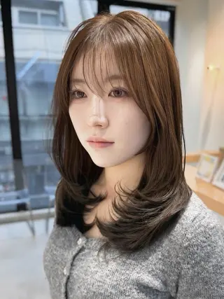 ロング カラー 髪質改善 髪質改善カラーゆうひのヘアスタイル