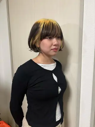 ショート 森住 優香のヘアスタイル