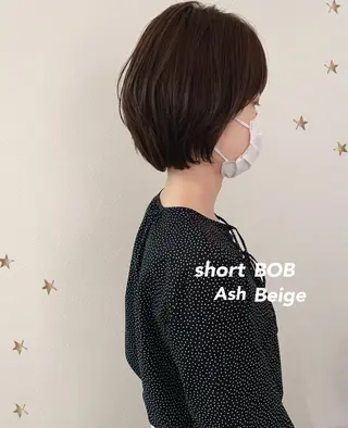 ショート カラー 市川 千夏のヘアスタイル