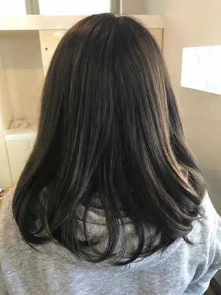 ミディアム カラー 烏山 達也のヘアスタイル