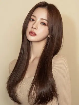 ロング 縮毛・髪質改善🩰 mai🐰ྀི🤍のヘアスタイル