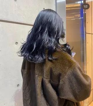 ロング カラー abe yuikaのヘアスタイル