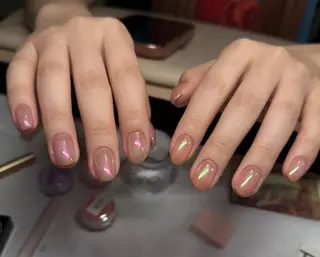 ネイル By moonネイル 🌷ワンホン/韓国風のネイルデザイン