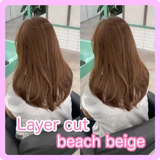 セミロング カラー 推しヘア🎀 NATSUNEのヘアスタイル