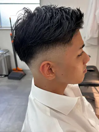 ショート メンズ 🔥フェードカット/ パーマ特化🔥/森のヘアスタイル