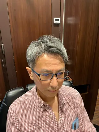 ショート メンズ 工藤 千織のヘアスタイル