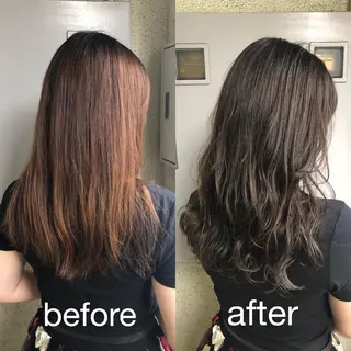 セミロング カラー 【 DIPTH 】 代表コウキ🥇のヘアスタイル