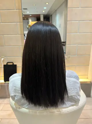 ロング 土田 アキナのヘアスタイル