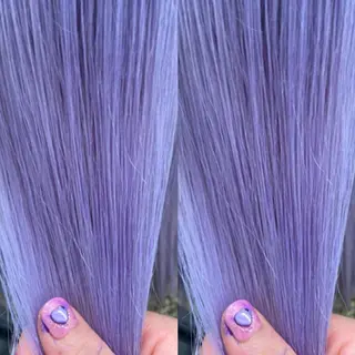 ミディアム サイレント美容師 アイリィのヘアスタイル