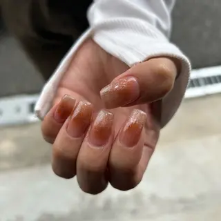 ネイル mellow:ｸﾙﾐ ﹡˖˟༝🎀˖˟ ༝のネイルデザイン