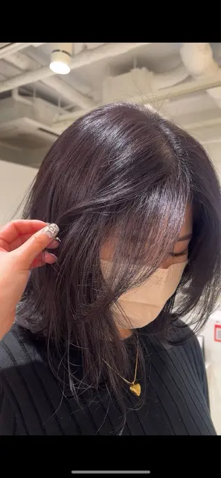 セミロング カラー 艶髪【カラー支持率 No.1】リノ🪐のヘアスタイル