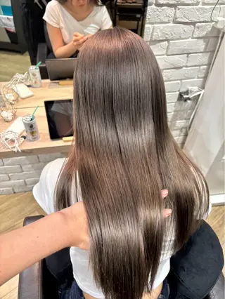 ロング 川畑 心子のヘアスタイル