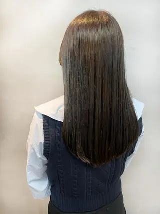 セミロング カラー 女性リピ90%🍨 🩷佐藤みずきのヘアスタイル