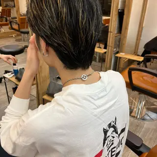 ショート カラー パーマ ヘアアレンジ メンズ 💎髪質改善特化💎 RUITOのヘアスタイル