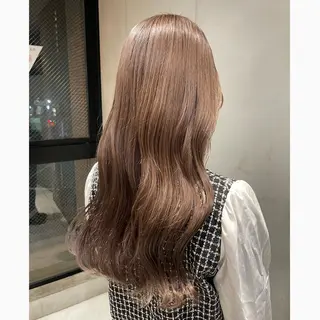 ロング カラー ヘアアレンジ 艶髪/レイヤーカット 🐣misakiのヘアスタイル