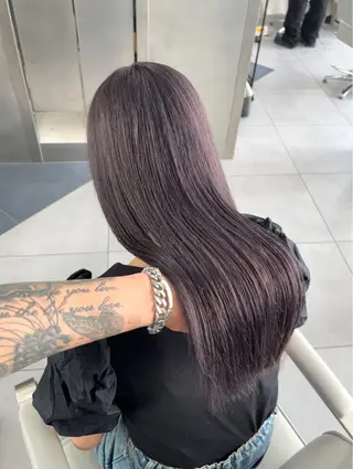 セミロング カラー ヘアアレンジ ハイトーン/透明感/ レイヤー/かずや🦁のヘアスタイル