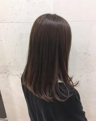 ロング カラー 斉藤 貴也のヘアスタイル