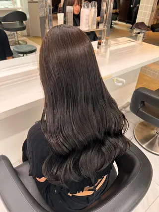 セミロング 💖札幌カラー 指名No.1💖玲奈のヘアスタイル