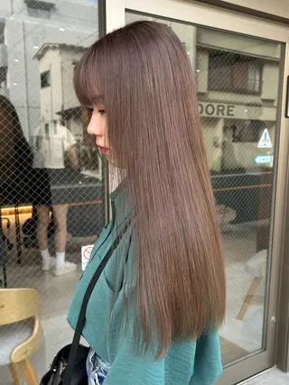 ロング カラー 🌷横浜/レイヤー /艶カラー🌷のヘアスタイル