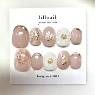 ショート pllia beautyのネイルデザイン