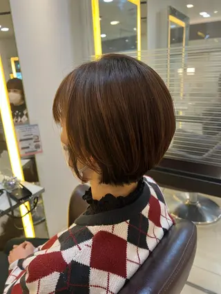 ショート 🌺まなみ/ うる艶カラー🌺のヘアスタイル
