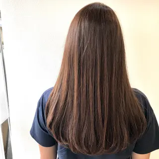 ロング カラー 菅沢 奈生のヘアスタイル