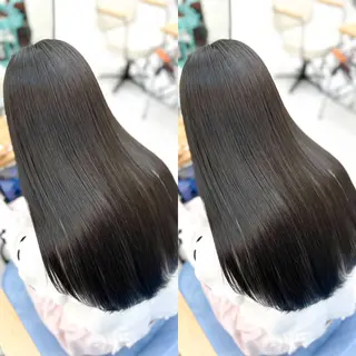 ロング 髪質改善🩵縮毛矯正 代々木/木下のヘアスタイル