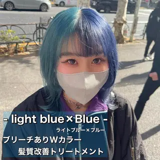 ミディアム カラー ボブカットモデル 募集中　ukaのヘアスタイル