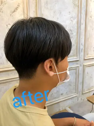 ショート メンズ 鷺沼駅徒歩1分 キシタクのヘアスタイル
