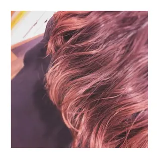 セミロング カラー 小國 綾かのヘアスタイル
