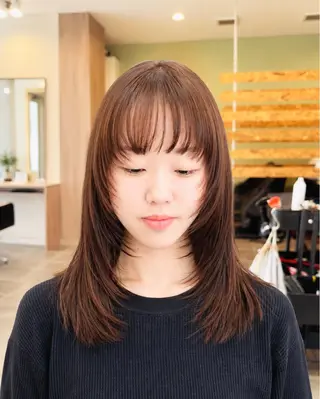 ミディアム 渡邉 顕幸のヘアスタイル