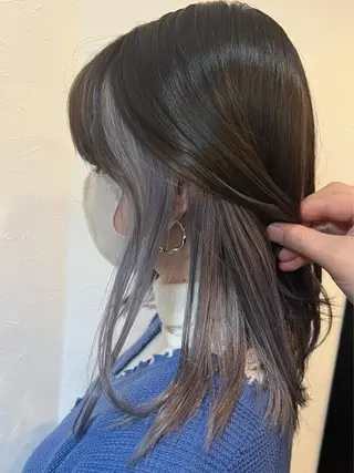 セミロング カラー ☺︎Ayaka ☺︎のヘアスタイル