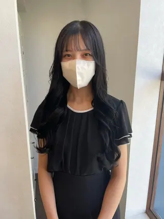 カラー ミツキ/ 透明感カラー/セットのヘアスタイル