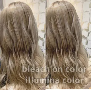 ロング カラー F-LILA (リラ)Ainaのヘアスタイル