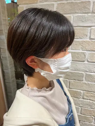 ショート ⬛️⬜️髪質改善⬛️ ⬜️藤川慎太郎のヘアスタイル