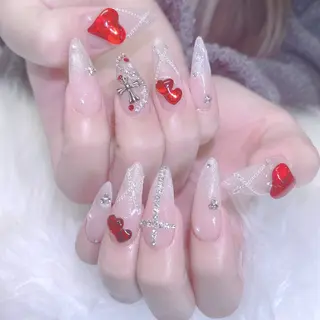 ネイル MoMoA Nail ネイル長さ出し専門店のネイルデザイン