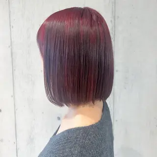 ショート カラー 🤡暖色レイヤー 🤡みさきのヘアスタイル