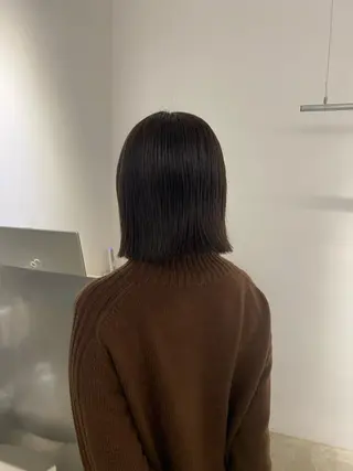 ミディアム 湯田 修永のヘアスタイル