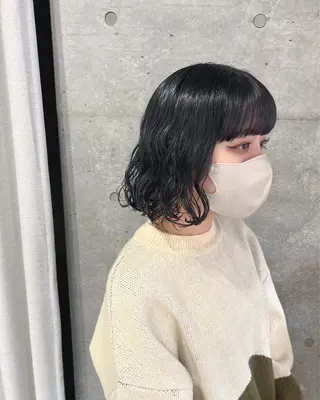 パーマ ボブパーマコテ巻き風 パーマNo1深江秀平のヘアスタイル