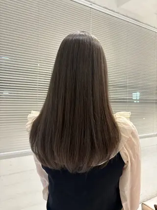 カラー ⟡.·*sayaka 🦋透明感カラーのヘアスタイル