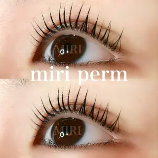 マツエク・マツパ まつげパーマ&アイブロウMIRI所属・🌷まつ毛パーマ 専門店MIRI 🌷のマツエク・マツパデザイン