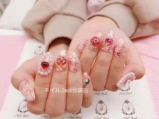 セミロング ネイルJaol 池袋のネイルデザイン