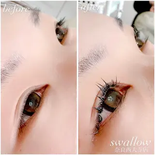 マツエク・マツパ swallow 奈良西大寺店のマツエク・マツパデザイン